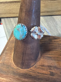 ￼Majave Turquoise/ Flower Ring