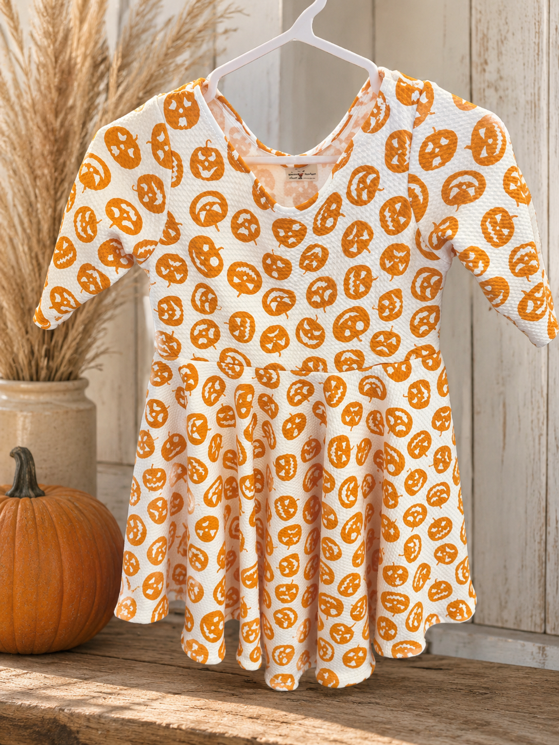 🎃 Little Pumpkin Patch Twirl Dress