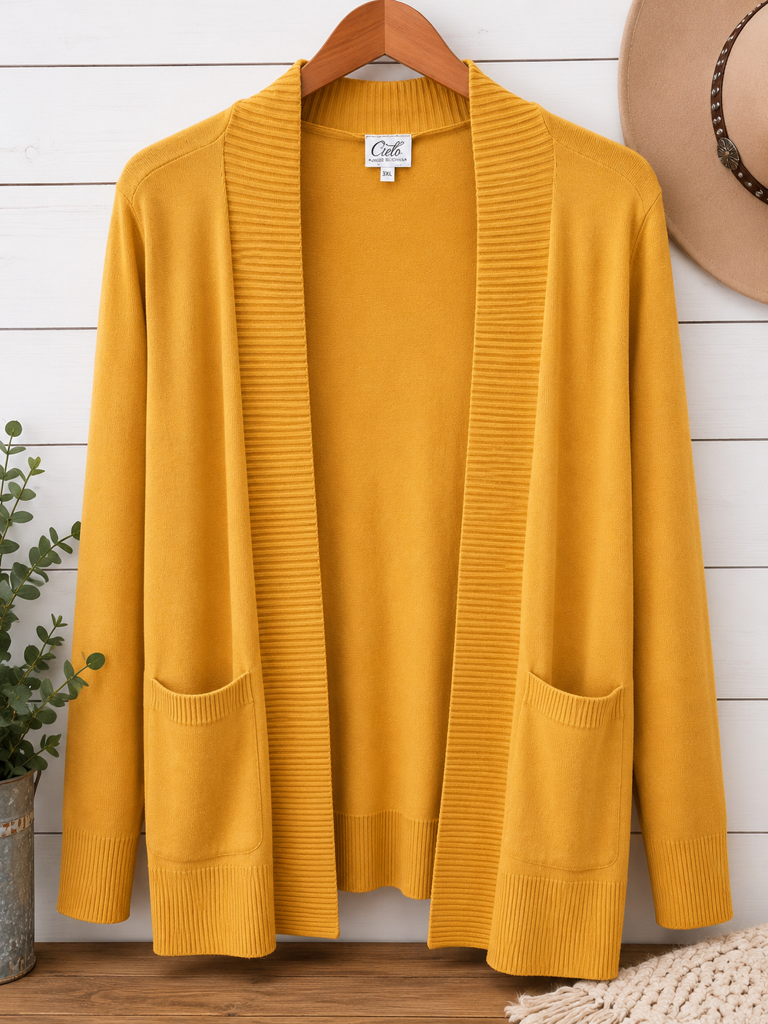 Open-Front Cardigan