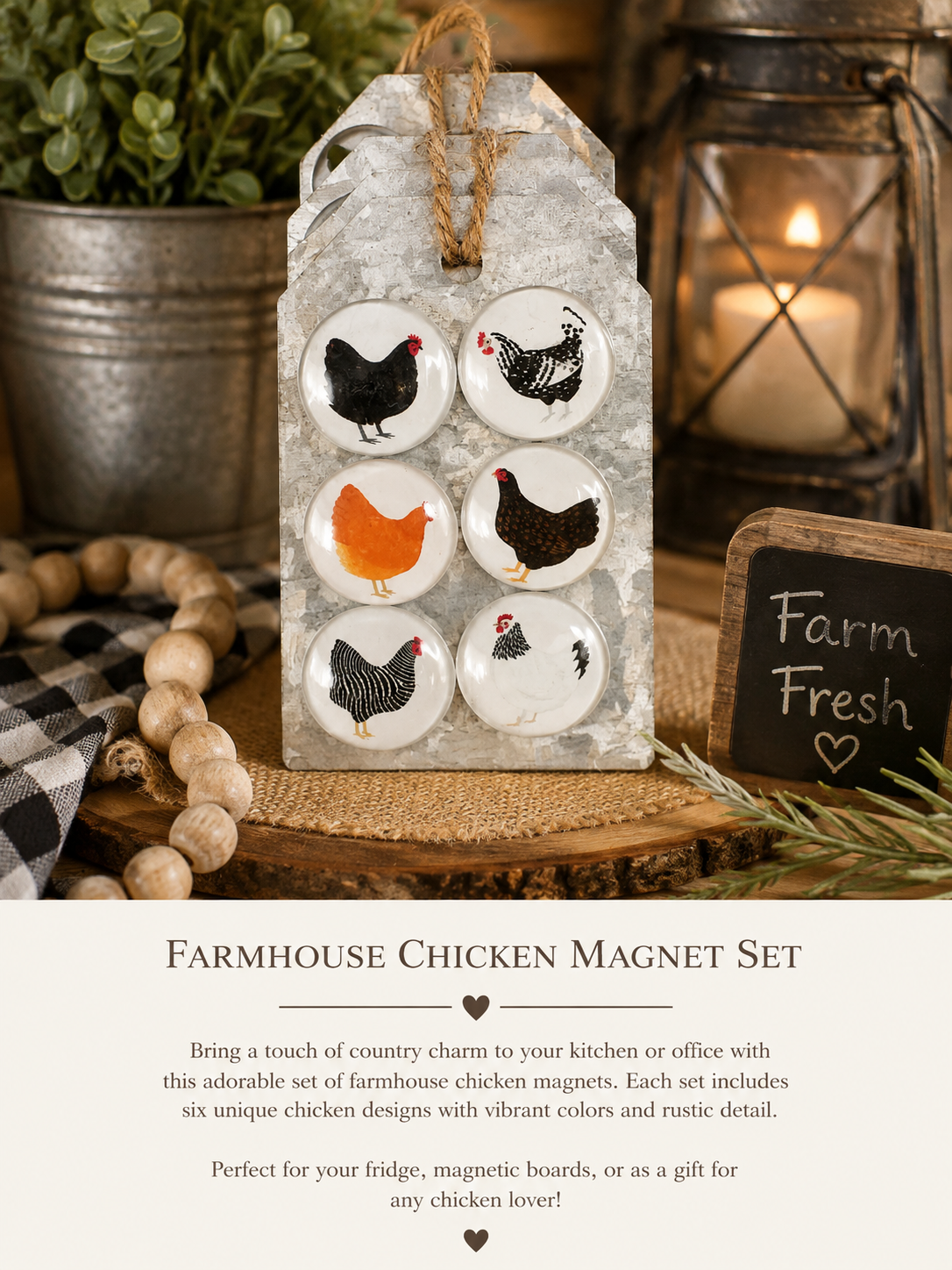 🐓 Chicken decor magnet 🧲 ON SALE NOW