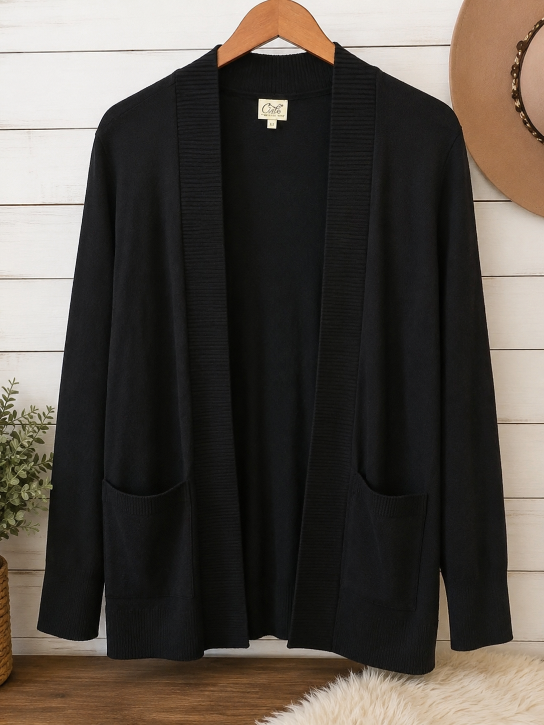 Open-Front Cardigan