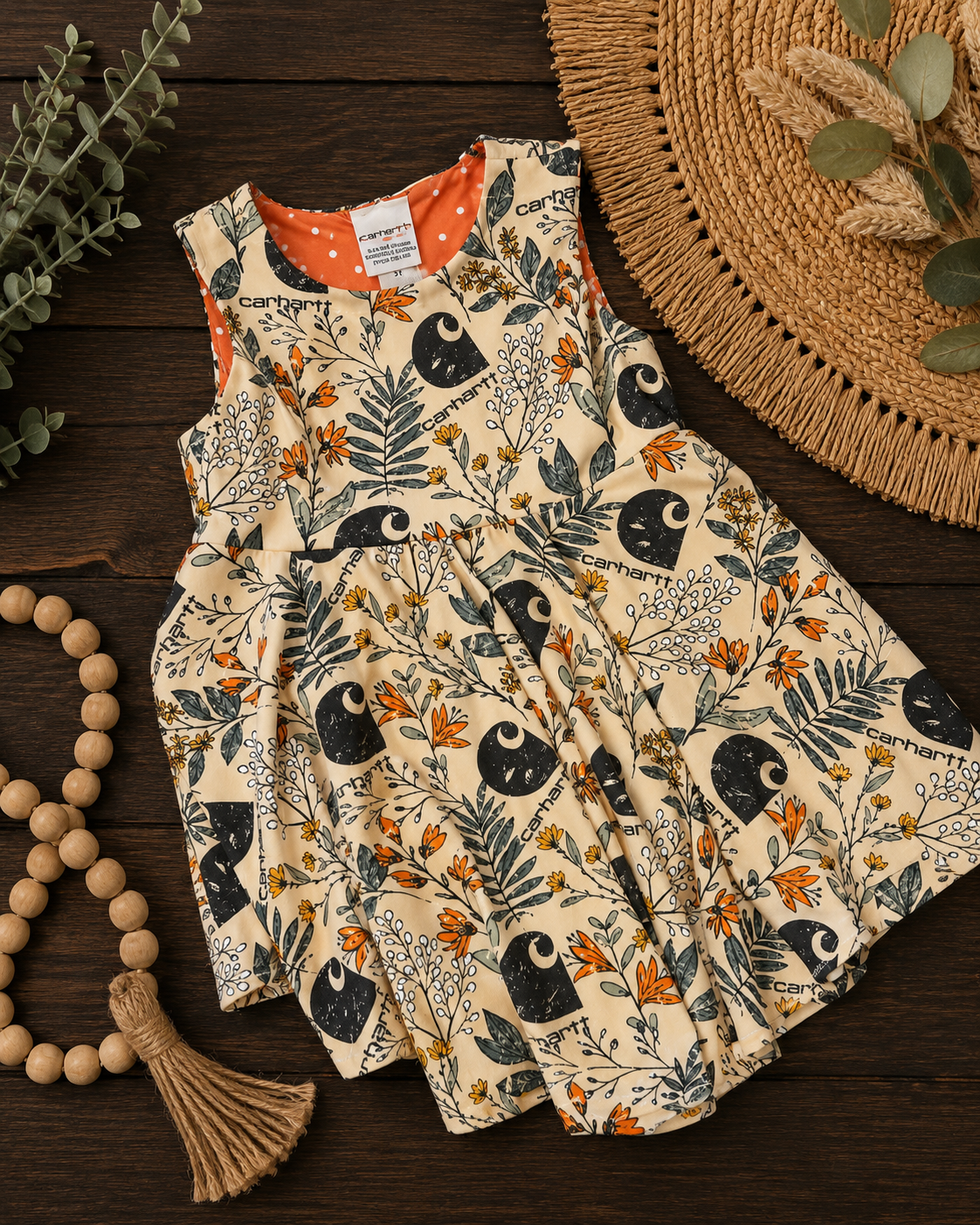 Little Ranch Hand Carhartt Dress 🌼