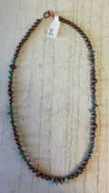 Royston Copper & Turquoise 16” Necklace