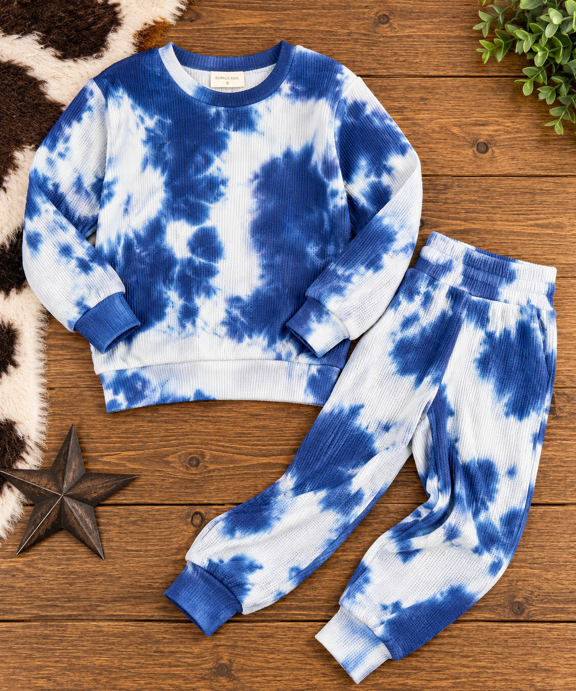 Blue Sky Tie-Dye Lounge Set