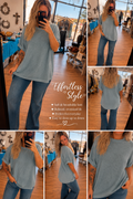 Effortless Style Knit Top 💙