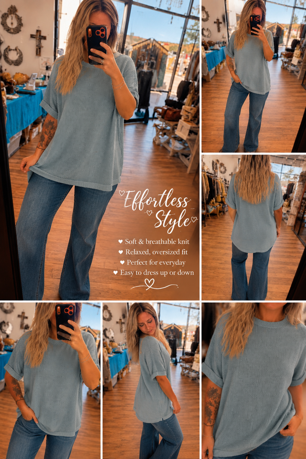 Effortless Style Knit Top 💙