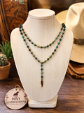 Double stacked turquoise necklace 🤎