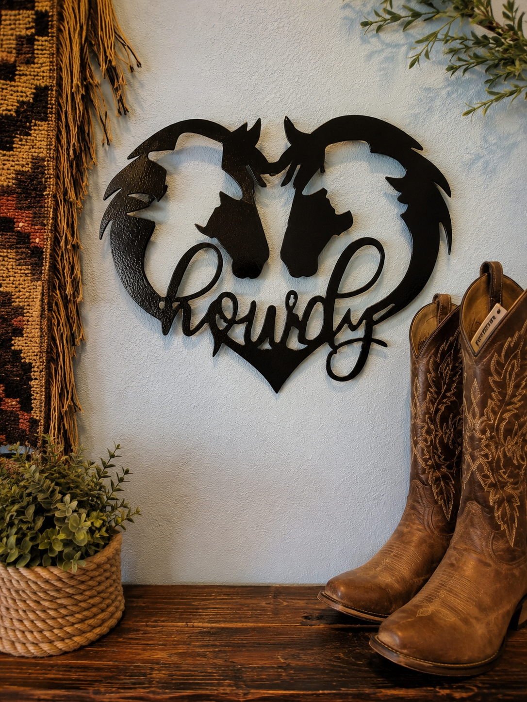 Horse Lover’s Metal Wall Sign 🐴🤎