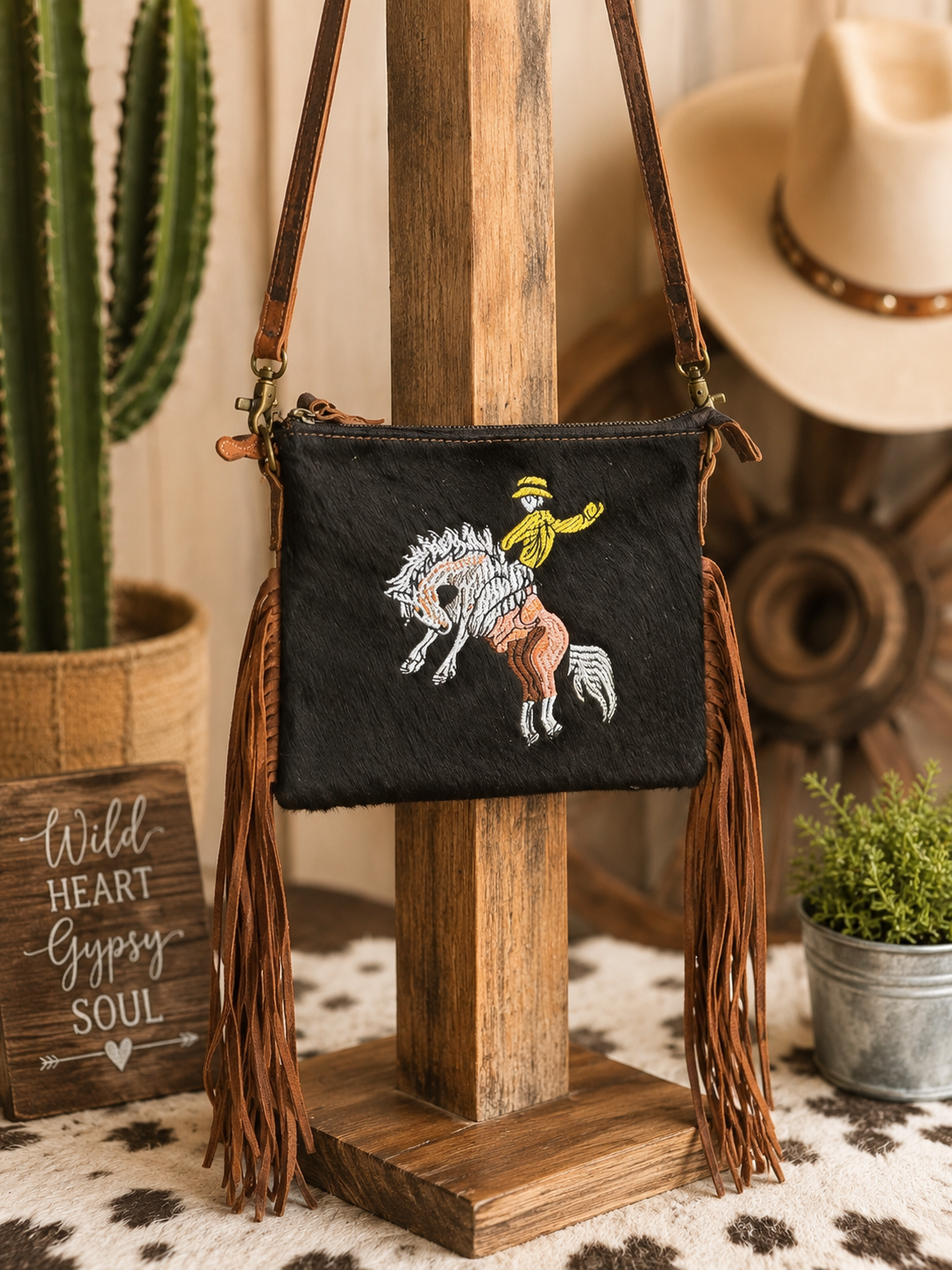 🤠 Bronc Rider Fringe Crossbody 🤠
