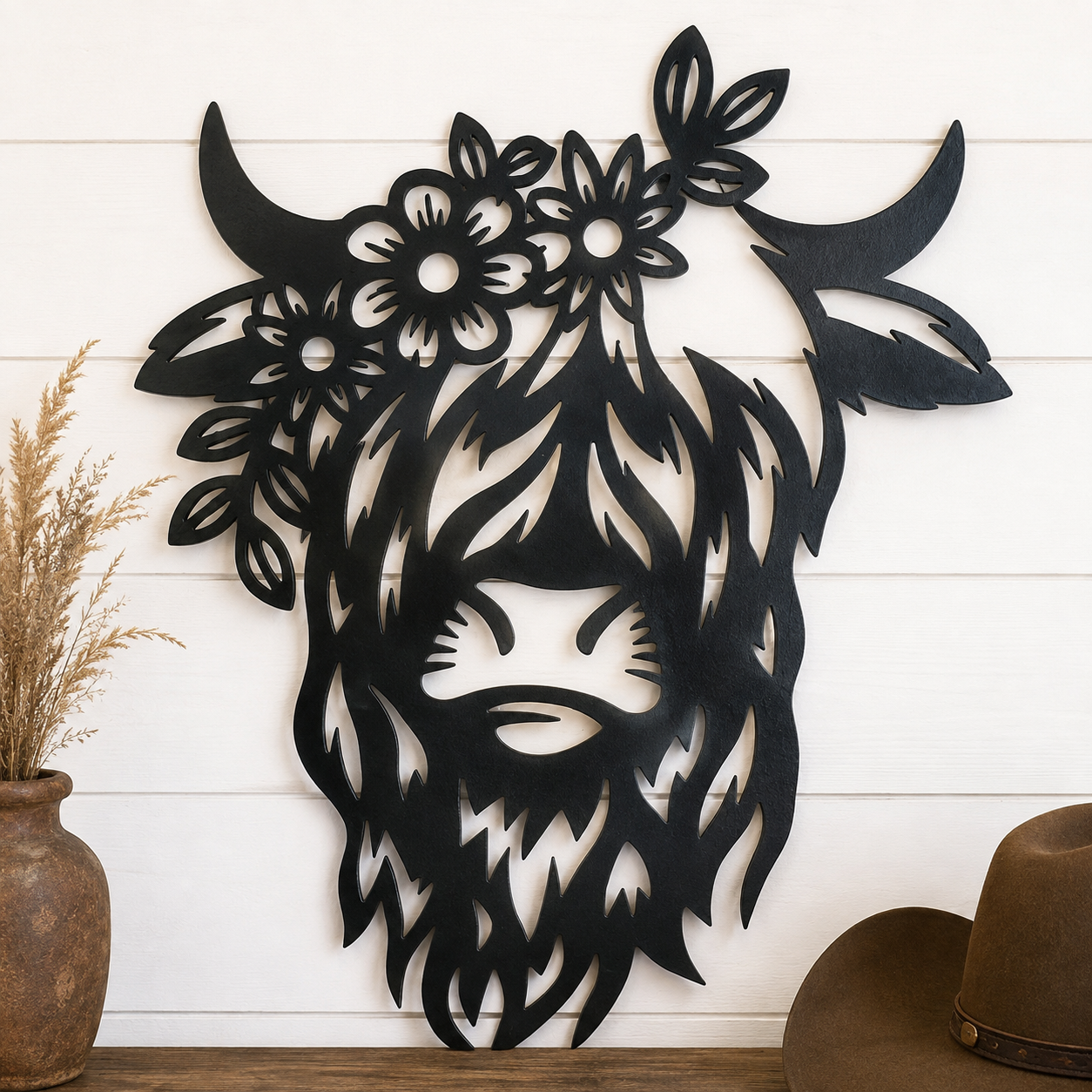Longhorn Metal Wall Art 🤎