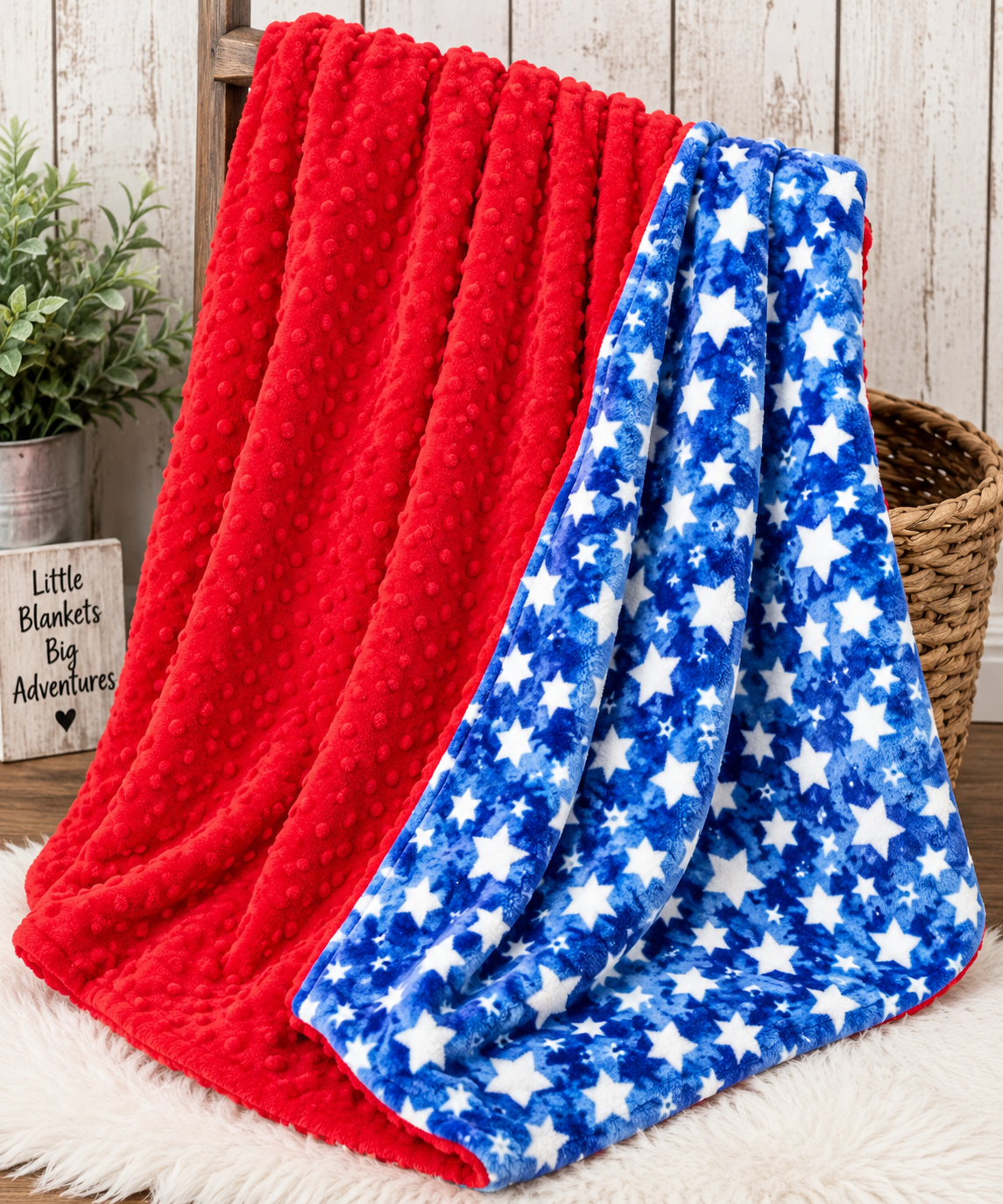 Little Stars Cozy Throw Blanket