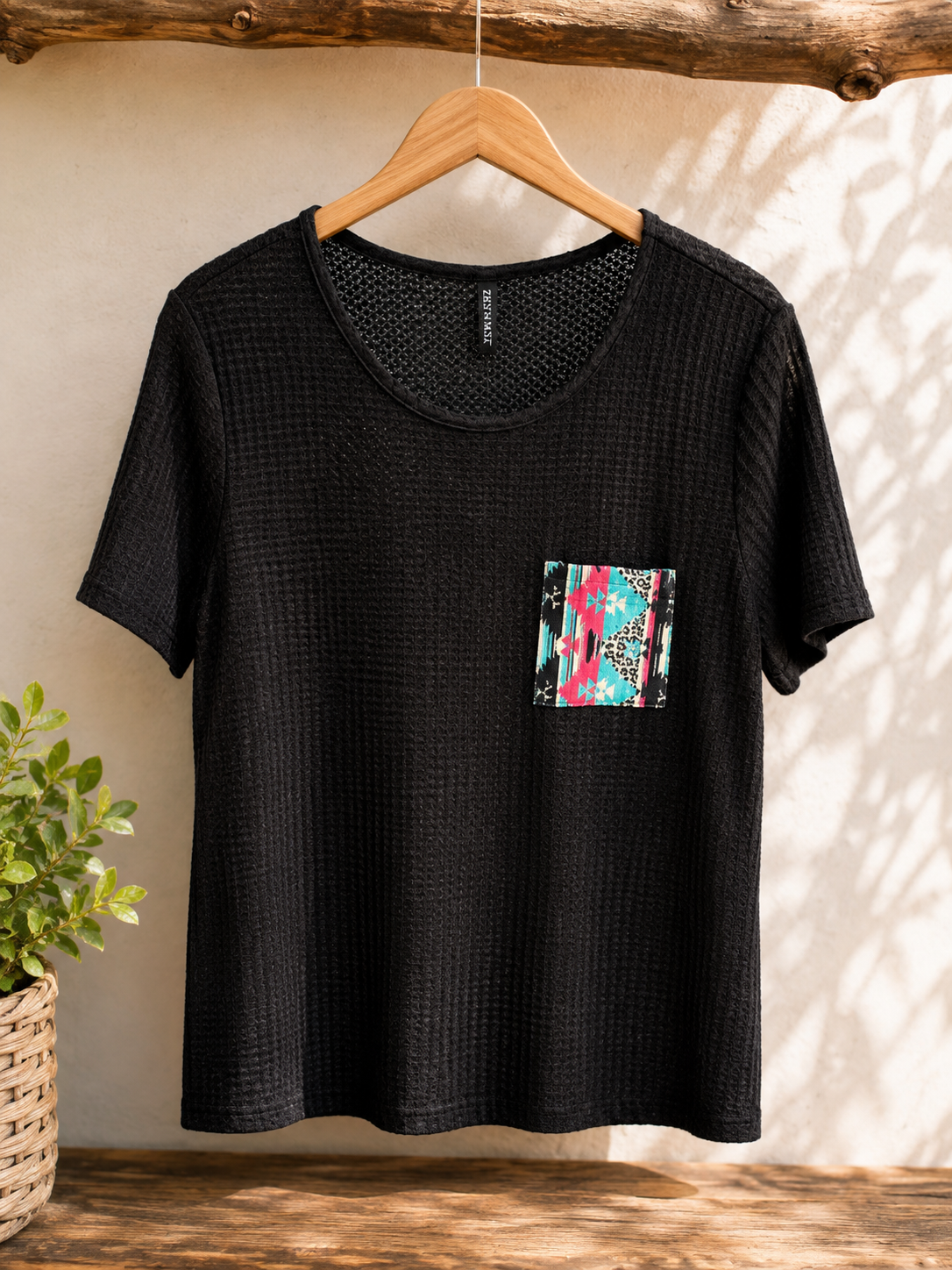 Southwest Pocket Waffle Tee