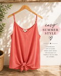 Coral Sunset Knot Tank