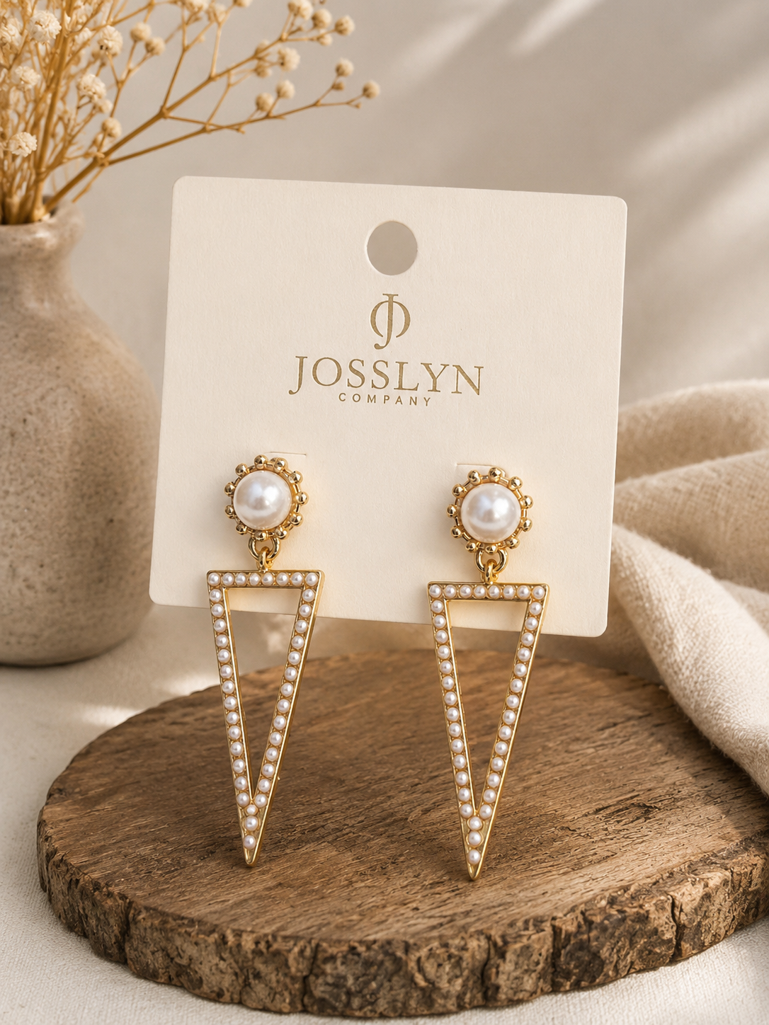 Pearl Point Statement Earrings ✨